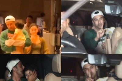 Raha Kisses Ranbir Kapoor, Ramayana Actor Asks Paparazzi To STOP Taking Her Pics; Videos Go Viral