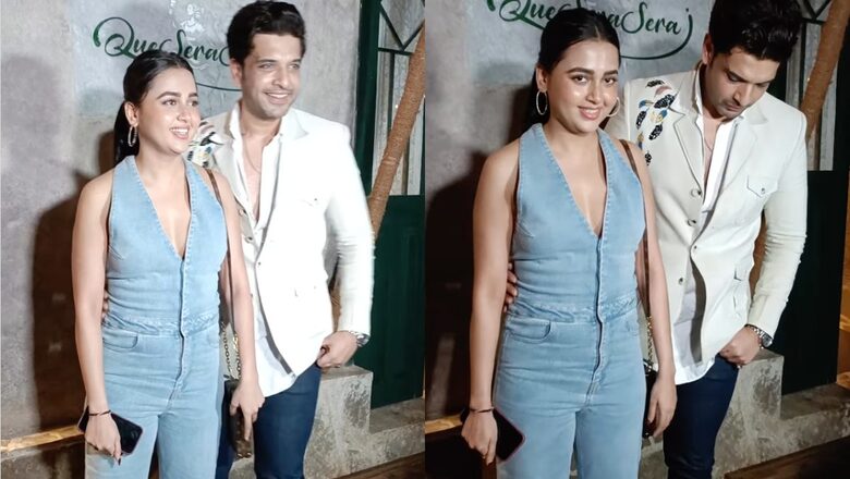 Tejasswi Prakash Raises Heat as She Slips Into Backless Top For Date Night With Karan Kundrra, Watch Video