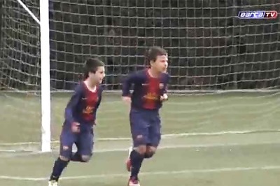 Watch: Barcelona Under-9 player scores goal in five seconds