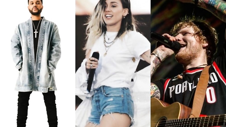 The Weeknd, Miley Cyrus, Ed Sheeran To Perform At MTV Video Music Awards