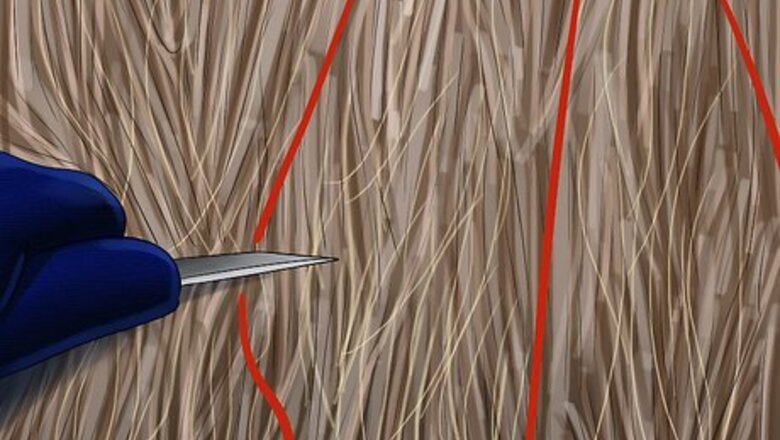 How to Cut and Gather String or Net Wrap Off of Round Bales