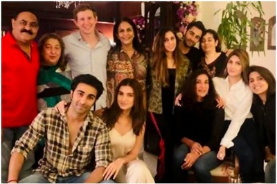 Tara Sutaria Looks Gorgeous As She Poses With Boyfriend Aadar Jain and His Family; See Here