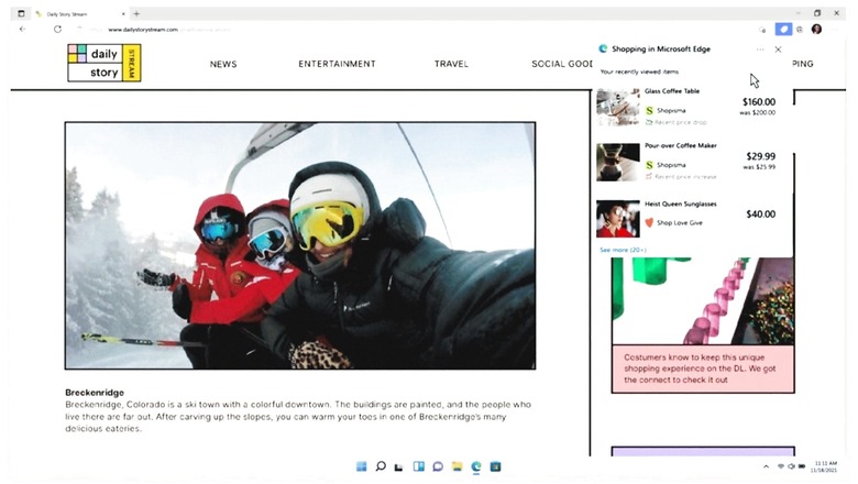 Microsoft Edge Getting Shopping, Password Features: All details