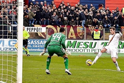 Roma get back to winning ways with 2-1 victory at Cagliari in Serie A