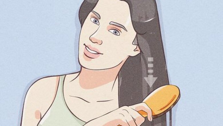 How to Put Frizzy Hair Into a Bun