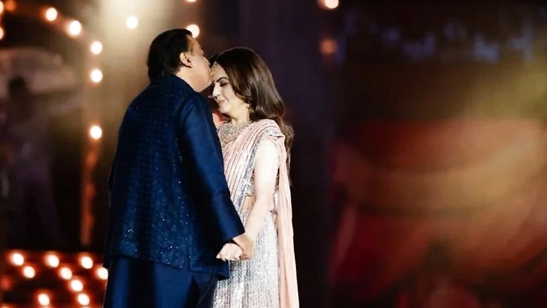 Mukesh Ambani Kisses Nita Ambani's Forehead In Unseen Romantic Pic from Anant Ambani's Pre-Wedding Bash