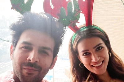Is Kartik Aaryan Dating Kriti Sanon? Fans Wonder As Shehzada Stars Celebrate Christmas Together
