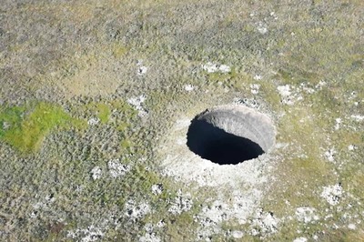 Mysterious Crater That Is 100 Feet Deep Has Opened Up In Siberia, And No One Knows Why