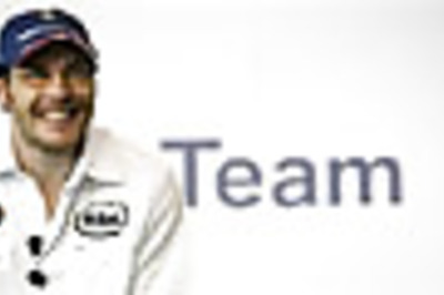 Villeneuve racing on a musical track