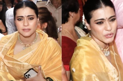 Kajol Screams 'Chala Chala' As She, Revathy Get Mobbed At Lalbaugcha Raja Pandal; Watch