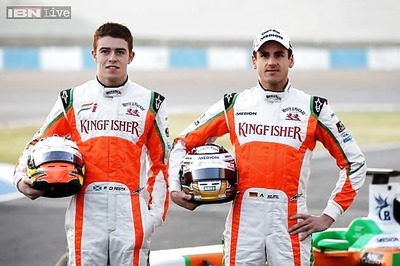 Force India's Sutil to start 15th, Di Resta 17th on Singapore GP grid