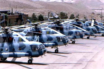 India Hands over Second Pair of Mi-24V Helicopters to Afghan Forces