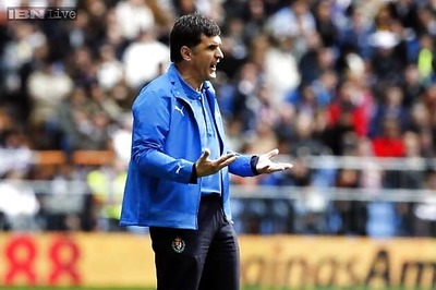 Levante fire coach Jose Mendilibar in Spain