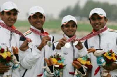 Indian men win team golf silver