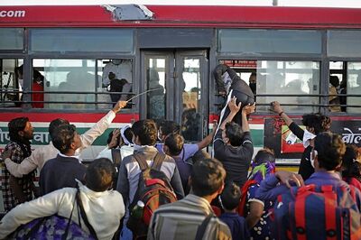 UP Govt Brings Back Over 12,000 Stranded Labourers From Haryana