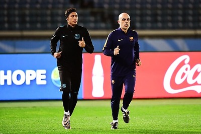 Neymar finally trains before Club World Cup semis