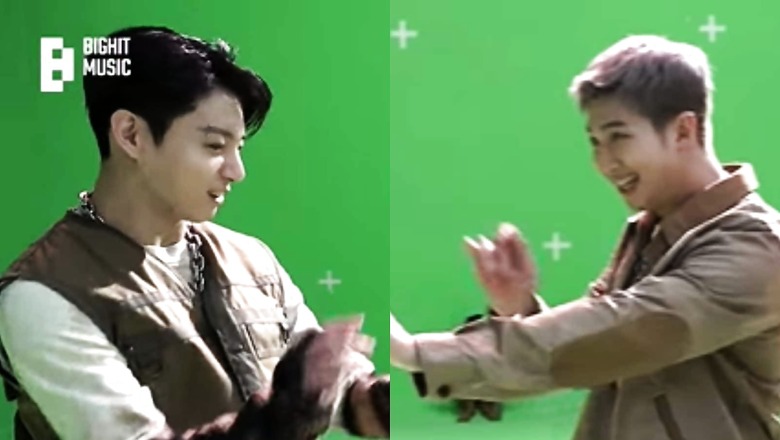 BTS: RM, Jungkook Seemingly Audition For Dr Strange, Jimin Falls In My Universe Making Video; Watch