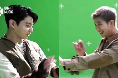 BTS: RM, Jungkook Seemingly Audition For Dr Strange, Jimin Falls In My Universe Making Video; Watch