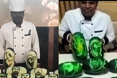 Tirunelveli Chef Makes Portrait Of Indian Cricketers On Watermelon To Cheer Them Up