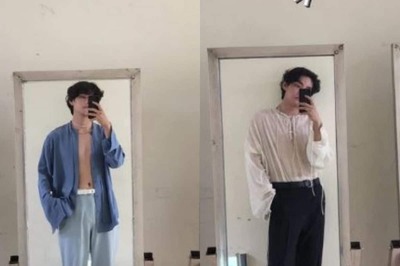 BTS: Taehyung Makes the Entire Fandom Go Weak in Knees With His Almost Shirtless Selfie