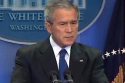 Iran is a threat to peace: Bush