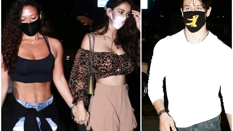 Tiger Shroff Spotted Out for Dinner with Sister Krishna and Rumoured Girlfriend Disha Patani