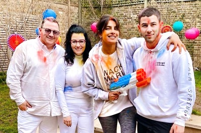 Priyanka Chopra Celebrates Holi with Nick Jonas and His Parents, Shares Perfect Family Pic
