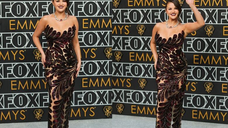 Emmy Awards 2024: Selena Gomez's Bold Strapless Gown Features 450,000 Sequins