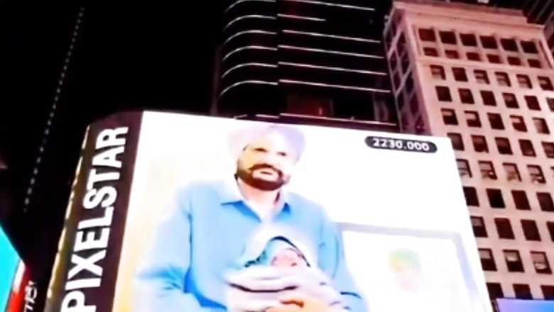Sidhu Moosewala's Baby Brother Features On New York’s Time Square; Fans Say ‘Legend Is Back’