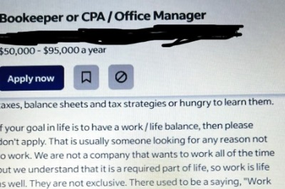 Job Post Asking Work-Life Balance Seekers To Stay Away Sparks Debate
