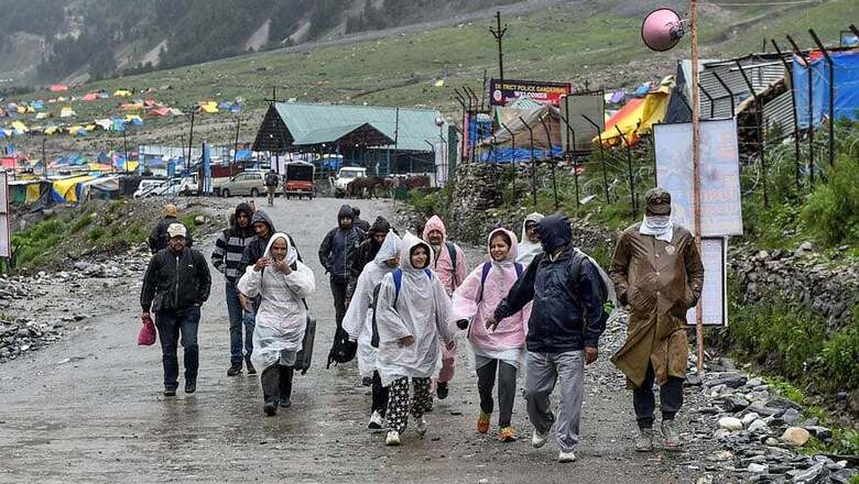 Amarnath Yatra Suspended From Baltal Route Due to Inclement Weather