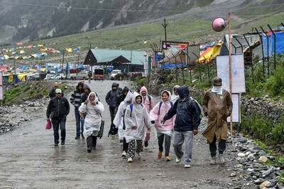 Amarnath Yatra Suspended From Baltal Route Due to Inclement Weather