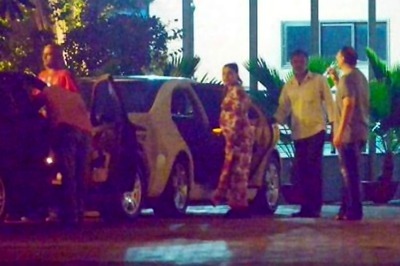 Snapshot: Heavily pregnant Rani Mukerji shows off her baby bump in floral maxi dress