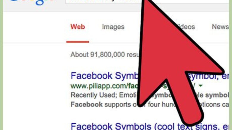 How to Put Symbols on Facebook