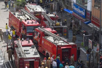 UP: Massive Fire Breaks Out at Plastic Factory in Noida, 18 People Rescued