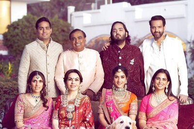 Nita Ambani’s Saree With Anant & Radhika’s Initials & Other Photos from Reliance Dinner in Jamnagar