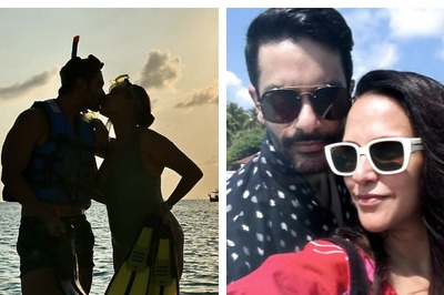 Neha Dhupia Drops Mushy Pics With Angad Bedi On Anniversary; Writes 'Here’s To Holding You Closer...'