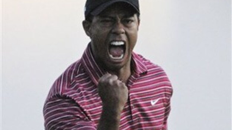 Woods completes thrilling victory, wins PGA Tour title