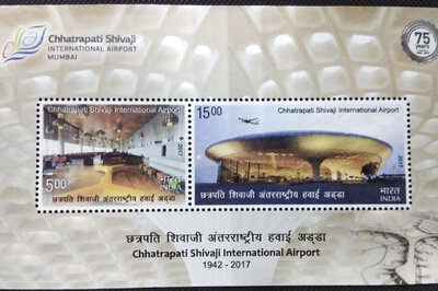 Two Postage Stamps Mark Mumbai Airport's Platinum Jubilee