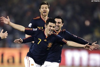 Move over Ronaldo, David Villa is here