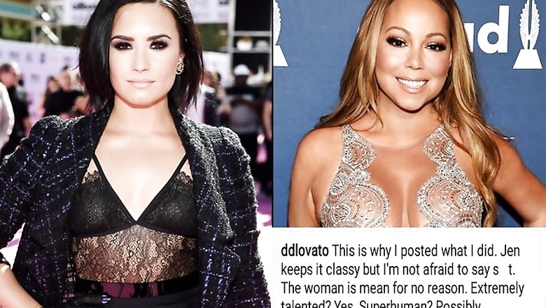 Demi Lovato Calls Mariah Carey 'Unnecessarily Rude'