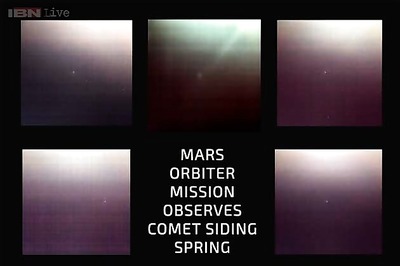 ISRO releases picture of Comet Siding Spring taken by Mars Orbiter