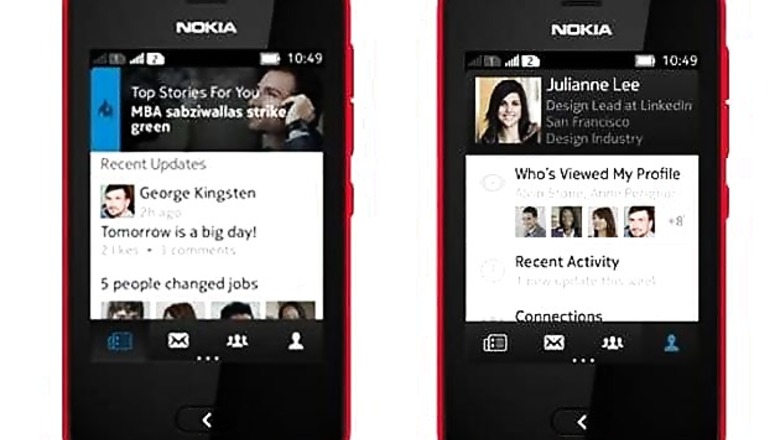 LinkedIn app launched for budget Nokia Asha Full Touch and 501 series