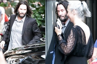 Keanu Reeves Snapped on Dinner Date with Girlfriend Alexandra Grant