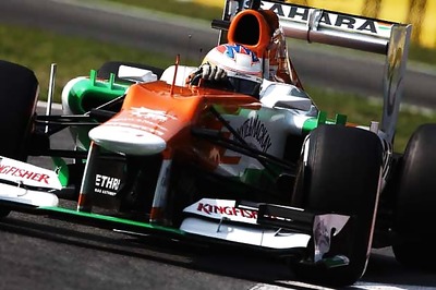 Razia tests for Force India in France