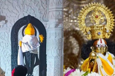 First Photos Of Lord Ram Idol In Ayodhya Temple Out; Original Idols Of Ram Lalla, His Brothers To Be Placed In Front