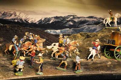 Forbes' antique toy collection up for auction