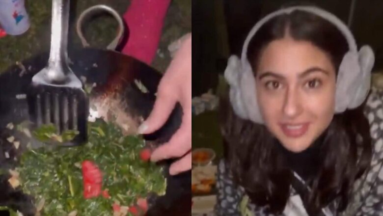 Sara Ali Khan Cooks Dinner at Campsite in Kashmir; Actor's Pics Go Viral on Instagram