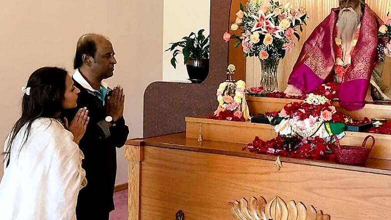 Rajinikanth's Daughter Releases Photos Of Star Praying At US Shrine