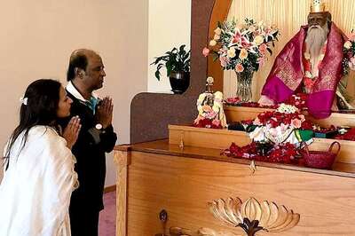 Rajinikanth's Daughter Releases Photos Of Star Praying At US Shrine